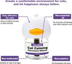 Advanllent Pheromone Pee Spraying Aggression, Excessive Meowing & Scratching 60-Day Refill Included Calming Diffuser for Cats, 2 count slide 2 of 5