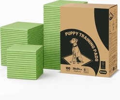 Gardner Pet Thicker Eco Four Sided Leak Proof Unscented Dog Pee Pads, 28 x 34-in, 100 count