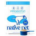 Native Pet Probiotic Powder Organic, Human Grade, Vet-Formulated Digestive Supplement for Dogs, 16.4-oz