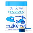 Native Pet Probiotic Powder Organic, Human Grade, Vet-Formulated Digestive Supplement for Dogs, 4.1-oz