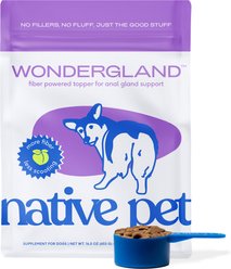 Native Pet WonderGland Anal Gland Pumpkin Fiber & Digestive Supplement for Dogs, 16-oz