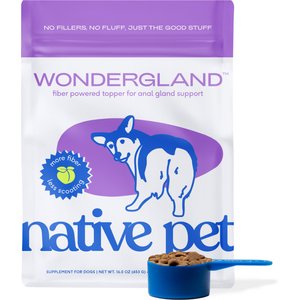 Native Pet WonderGland Anal Gland Pumpkin Fiber & Digestive Supplement for Dogs, 16-oz