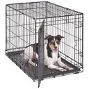 MidWest iCrate Fold & Carry Single Door Collapsible Wire Dog Crate, 30 inch
