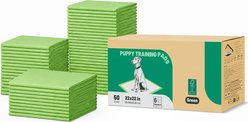 Gardner Pet Thicker Eco Four Sided Leak Proof Unscented Dog Pee Pads, 22 x 22-in, 50 count