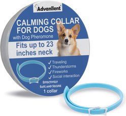 Advanllent Anxiety Reducing Pheromone Helps During Loud Noises & Separation Calming Collar for Dogs