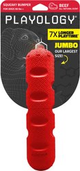 Playology Beef Scented Squeaky Bumper Dog Toy, Jumbo slide 1 of 6
