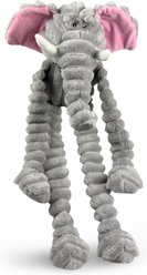 Nandog My BFF Jumbo The Elephant Dog Toy, Gray, 30 x 10 inches