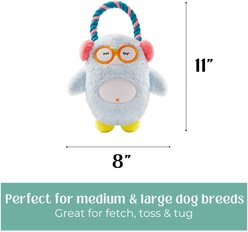HugSmart Penguin Plush with Rope Tug Dog Toy, Medium/Large slide 2 of 5