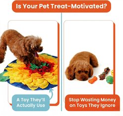 LuftPets Sunflower Snuffle Mat Dog & Cat Foraging Toy slide 2 of 8