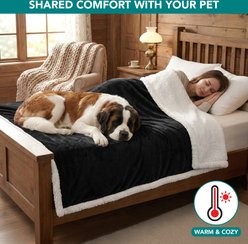 PetAmi Waterproof Dog Blanket, Black, 50 x 40-in slide 2 of 9