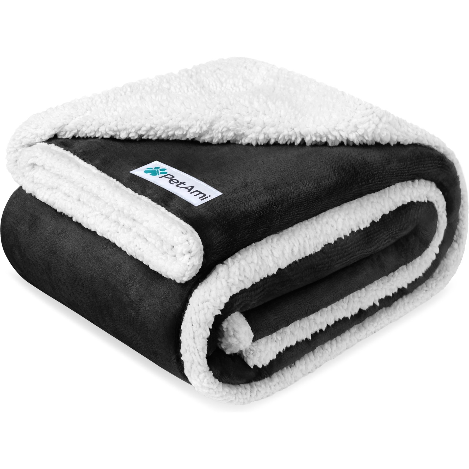 PetAmi Waterproof Dog Blanket, Black, 50 x 40-in