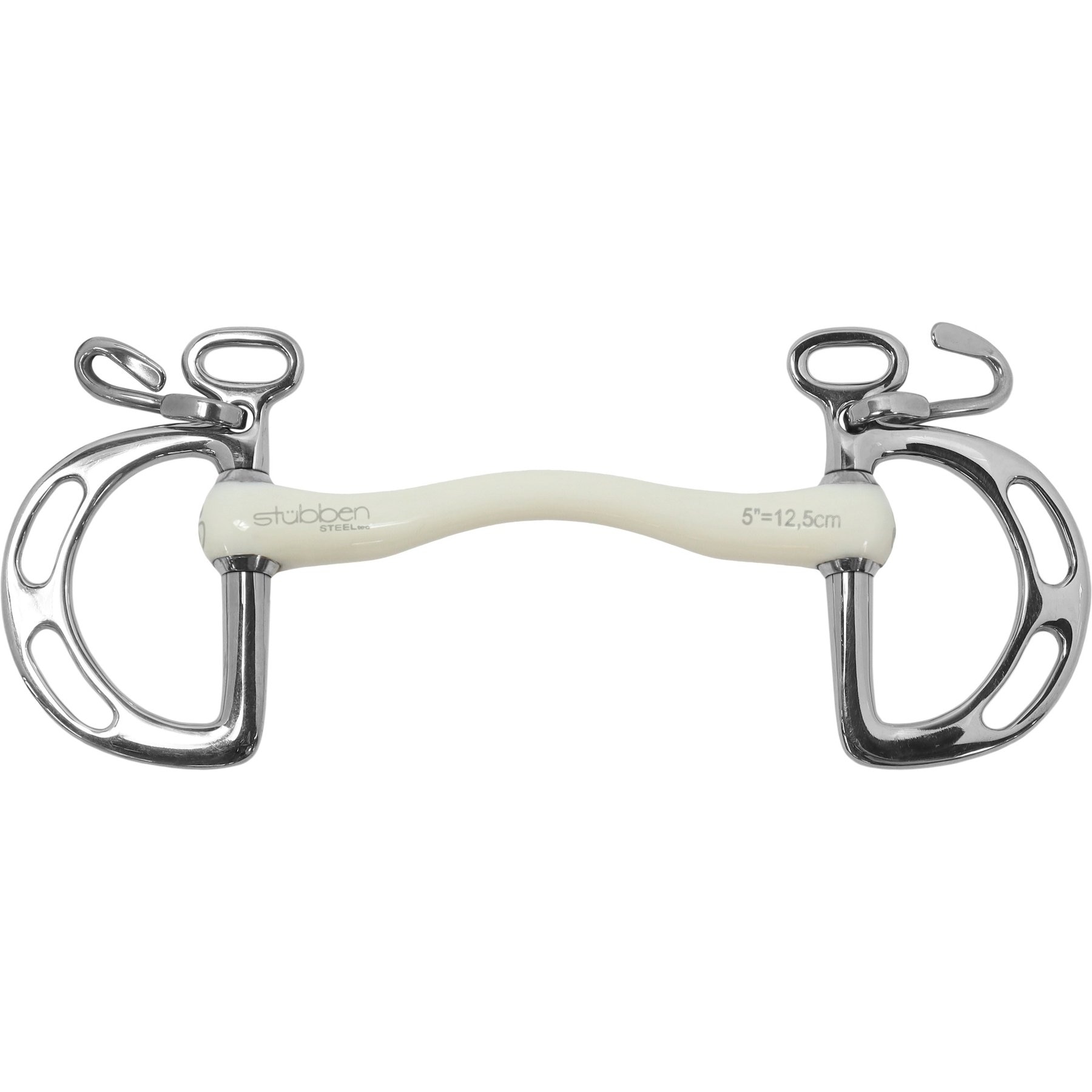 Stubben Fine Line Flex Horse Kimblewick, 4 1/2-in