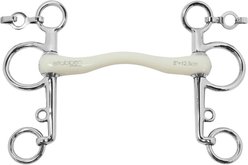 Stubben Fine Line Flex Horse Pelham, 5-in
