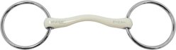 Stubben Fine Line Flex Horse Loose Ring Snaffle, 4 1/8-in