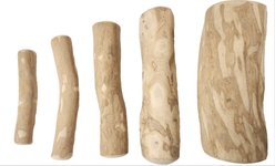 Advance Pet Product Natural Coffee Wood Tough Chew Dog Toy, Medium slide 2 of 2