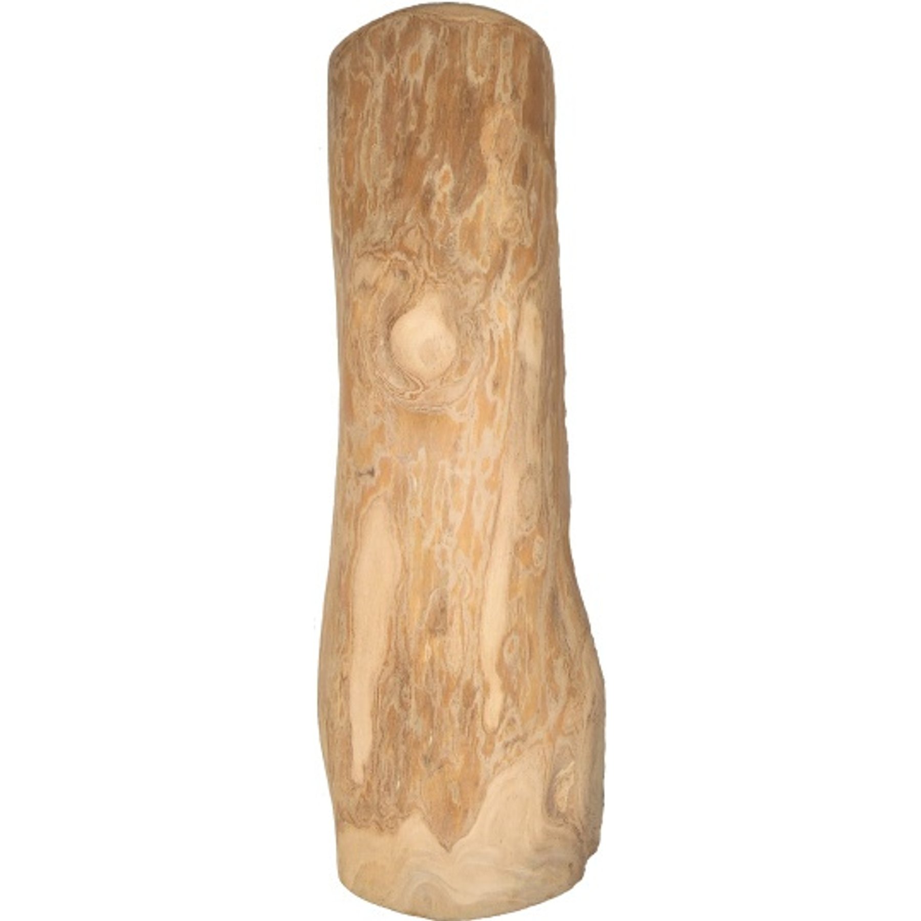 Advance Pet Product Natural Coffee Wood Tough Chew Dog Toy, Jumbo