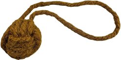 Advance Pet Product Cocochew Coconut Fiber Rope Handle Dental Tug & Toss Ball Dog Toy, X-Large