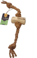 Advance Pet Product Cocochew Coconut Fiber Rope Coffee Wood Dental Bite Dog Toy, X-Large