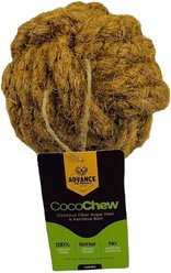 Advance Pet Product Cocochew Coconut Fiber Dental Rope Toss & Retrieve Ball Dog Toy, X-Large