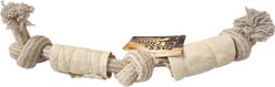 Advance Pet Product Cotton & Jute Rope Cheek Roll Dental Tug Dog Toy, 2 count