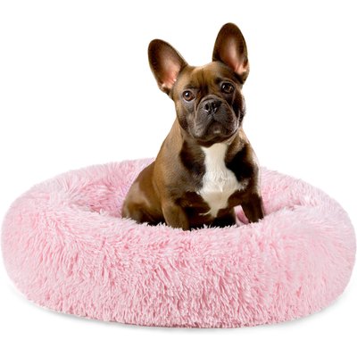 PetAmi PetAmi Donut Cat & Dog Bed, Pink, Small: 23-in