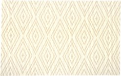 Kitty City Water Resistant Foam Cat Litter Box Mat, Tan Diamond Print, Large: 35 x 23-in slide 1 of 7