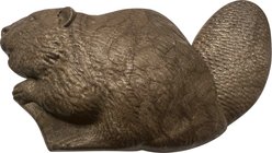 Caitec Bonetics Beaver Bacon Flavor Tough Dog Chew Toy