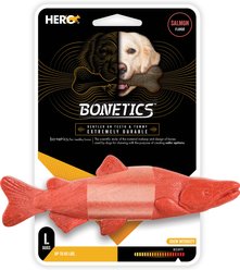 Caitec Bonetics Salmon Fish Tough Chew Dog Toy, 8-in slide 2 of 3