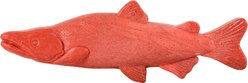 Caitec Bonetics Salmon Fish Tough Chew Dog Toy, 8-in