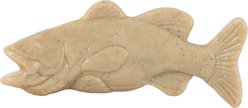 Caitec Bonetics Bass Fish Tough Chew Dog Toy, 6-in