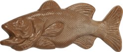 Hero Bonetics Bass Fish Tough Chew Dog Toy, 7.5-in