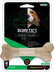 Caitec Bonetics Femur Bone Peanut Butter Tough Dog Chew Toy, Medium slide 2 of 3