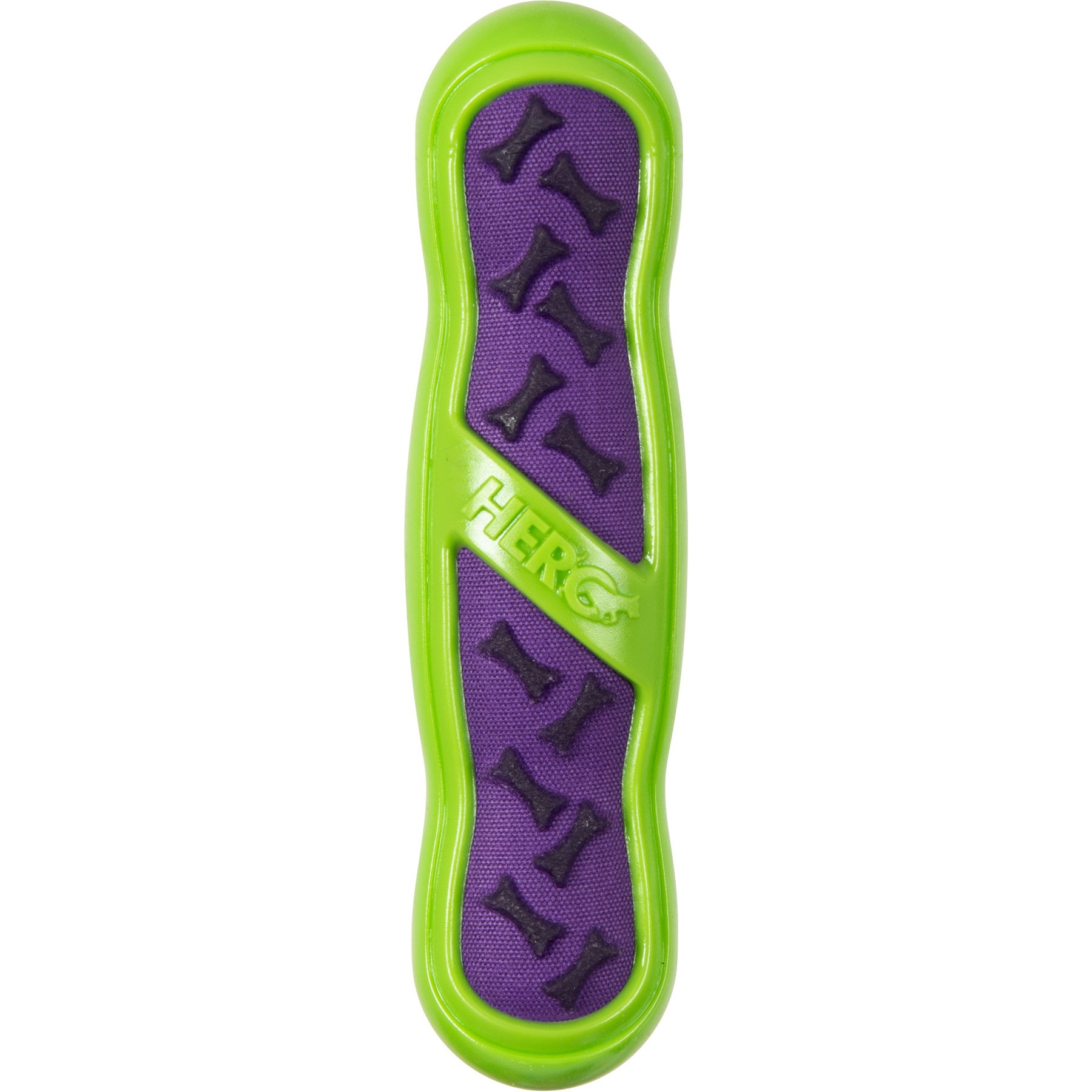 Caitec Outer Armor Stick Outdoor Chasers Dog Toy, Purple/Green, Small