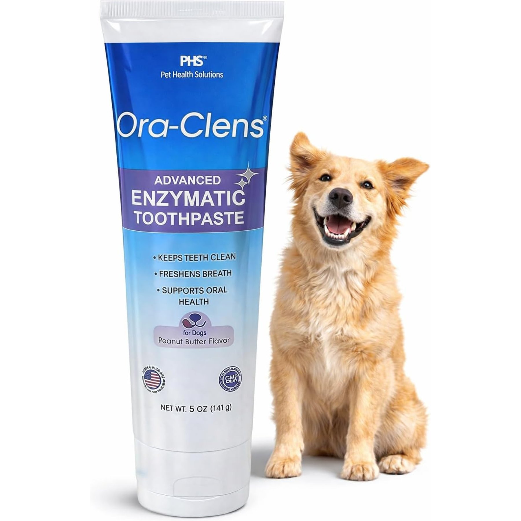 Ora-Clens Advanced Enzymatic Peanut Butter Flavor Dog Toothpaste, 5-fl oz tube
