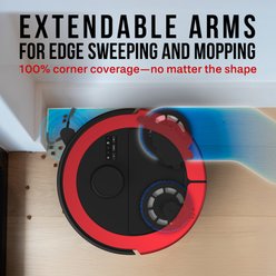 bObsweep Maxim All-in-One Robotic Vacuum & Mop with Odor Filtering Auto-Wash, Auto-Empty Dock & Ferocious Suction, Imperial Red slide 2 of 9