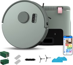 bObsweep Limited Edition Bio Robot Vacuum & Mop with Self-Empty Dock & Activated Charcoal Odor Filtration Reusable Bags, Ravine