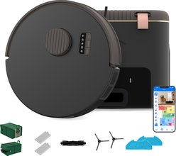 bObsweep Bio Self-Empty Robot Vacuum & Mop with 100-Day Dock & Activated Charcoal Odor Filtration, Rock slide 1 of 9