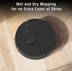 bObsweep UltraVision Pet Self-Empty Robot Vacuum & Mop with 1.5-gal Odor-Control Bags, Tangle-Free Brushes & Object-Aware Technology, Gunmetal slide 2 of 9