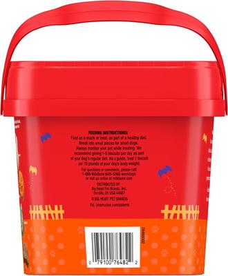 Show full view: Milk-Bone Spooky Biscuits Halloween Dog Treats, 24-oz pail slide 7 of 10