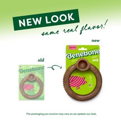Benebone Bacon Flavor Ring Tough Dog Chew Toy, Medium slide 2 of 8