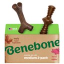 Benebone 2-Pack Maplestick Zaggler Dog Chew Toy, Medium