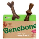 Benebone 2-Pack Maplestick Zaggler Dog Chew Toy, Large