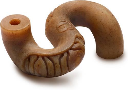 Show full view: Benebone Tripe Bone Tough Dog Chew Toy, Brown, Medium slide 3 of 9