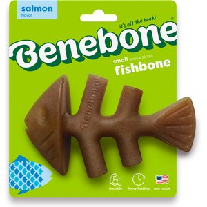 Benebone Fishbone Dog Chew Toy, Small