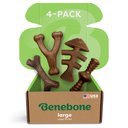 Benebone Multipack Durable Dog Chew Toy, 4 count, Large