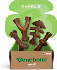 Benebone Multipack Durable Dog Chew Toy, 4 count, Small