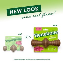 Benebone Bacon Flavor Zaggler Tough Dog Chew Toy, Medium slide 2 of 8