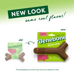 Benebone Bacon Stick Tough Dog Chew Toy, Medium slide 2 of 8