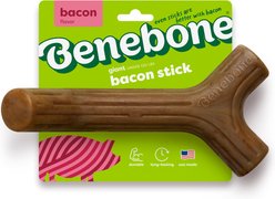 Benebone Bacon Stick Chew Dog Toy