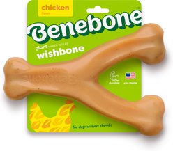 Benebone Wishbone Chicken Flavor Chew Dog Toy